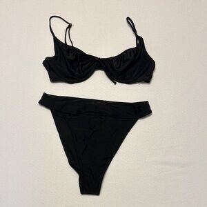 Abercrombie & Fitch Black Bikini Set